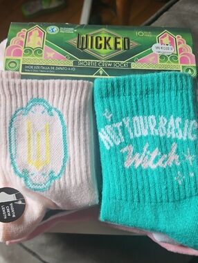 Wicked Shorty Crew Socks- 10 Pair